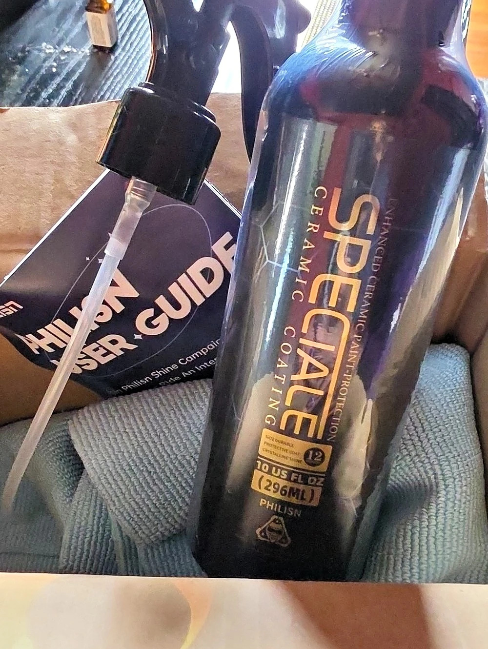 Philisn SpeedGlaze Ceramic Coating Ceramic Car Coating Spray NWT